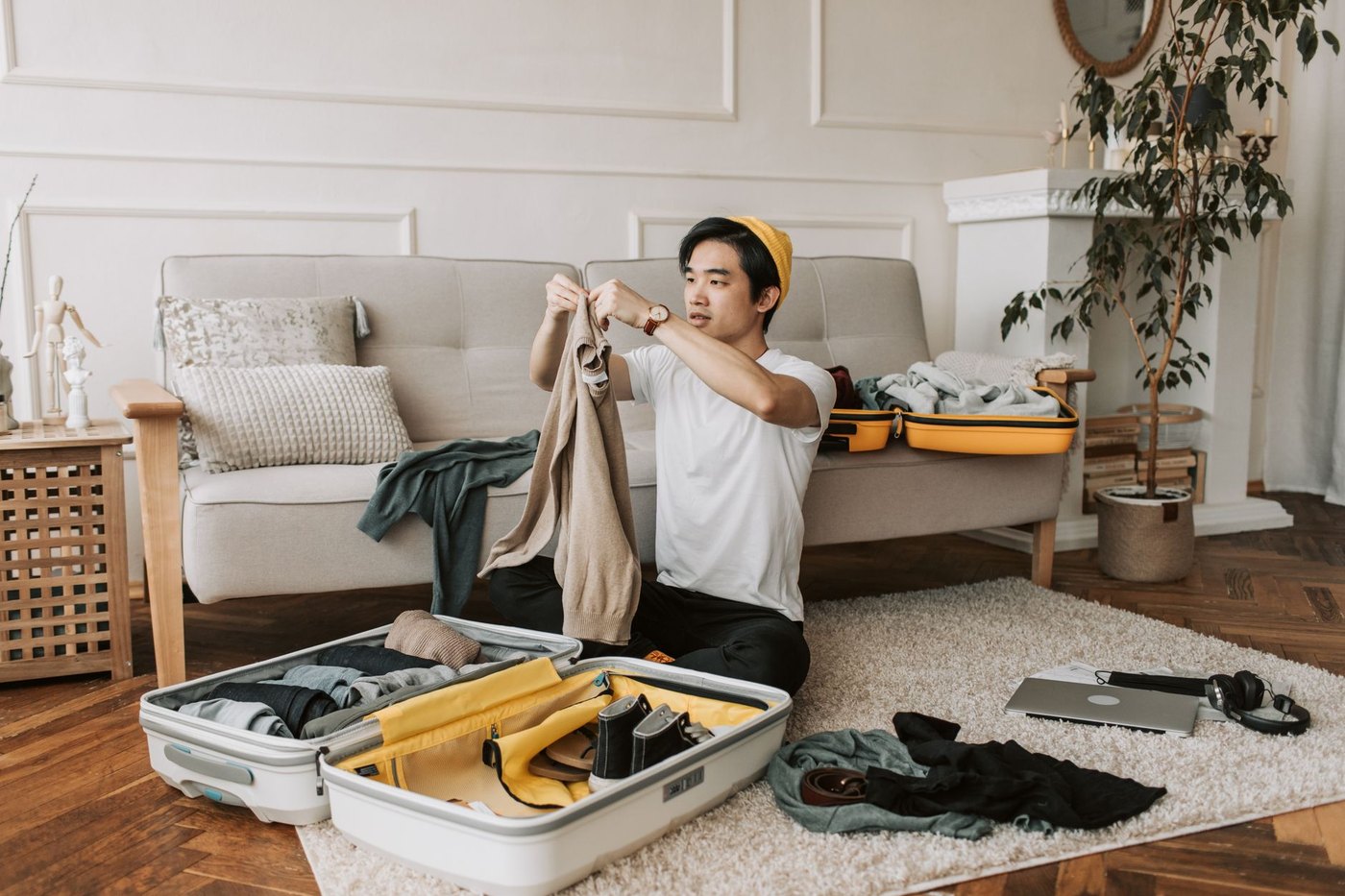 Packing setup for Best Carry-On Bags with Laptop Compartments