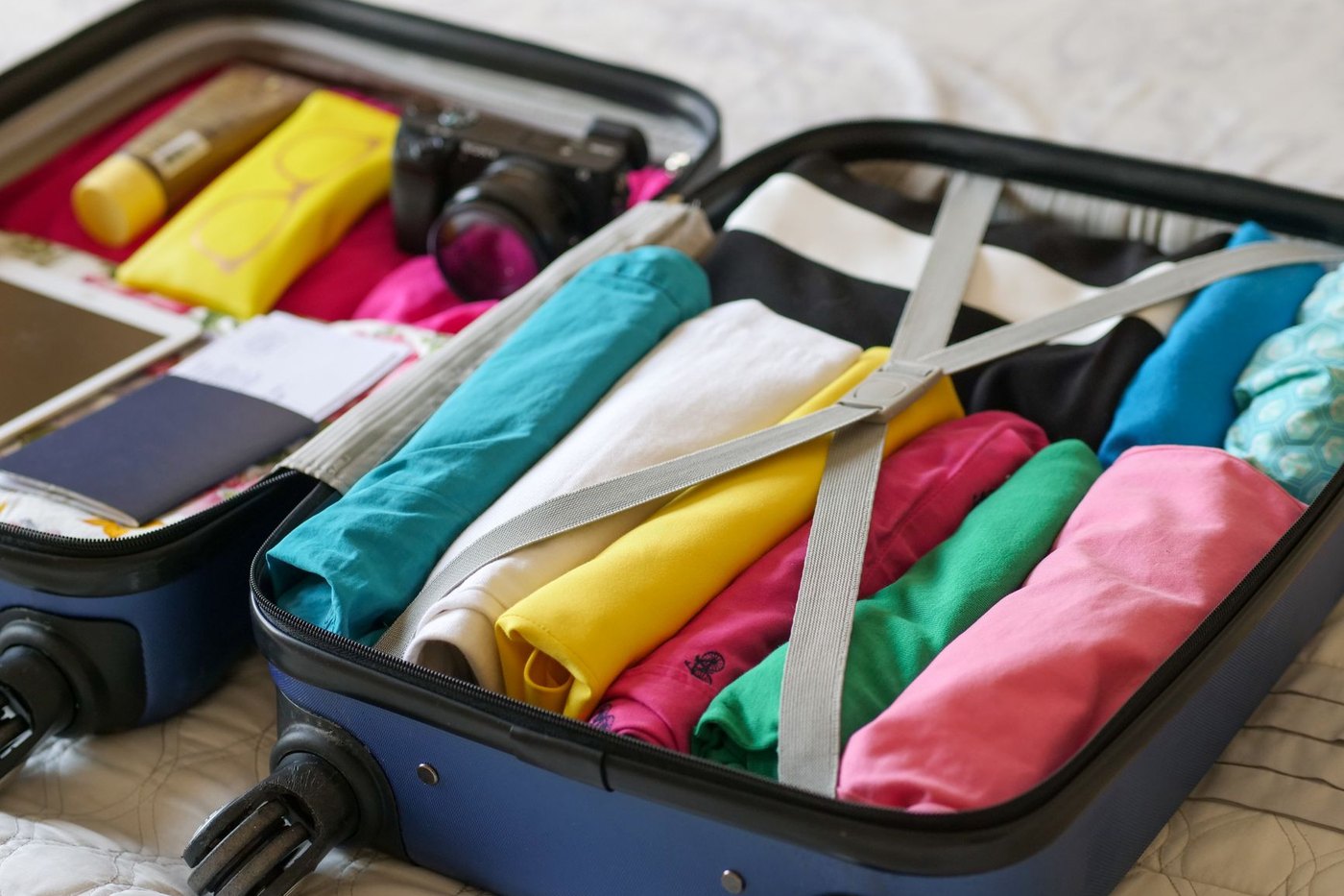 Packing setup for Best Luggage Locks and Cable Locks for Travel
