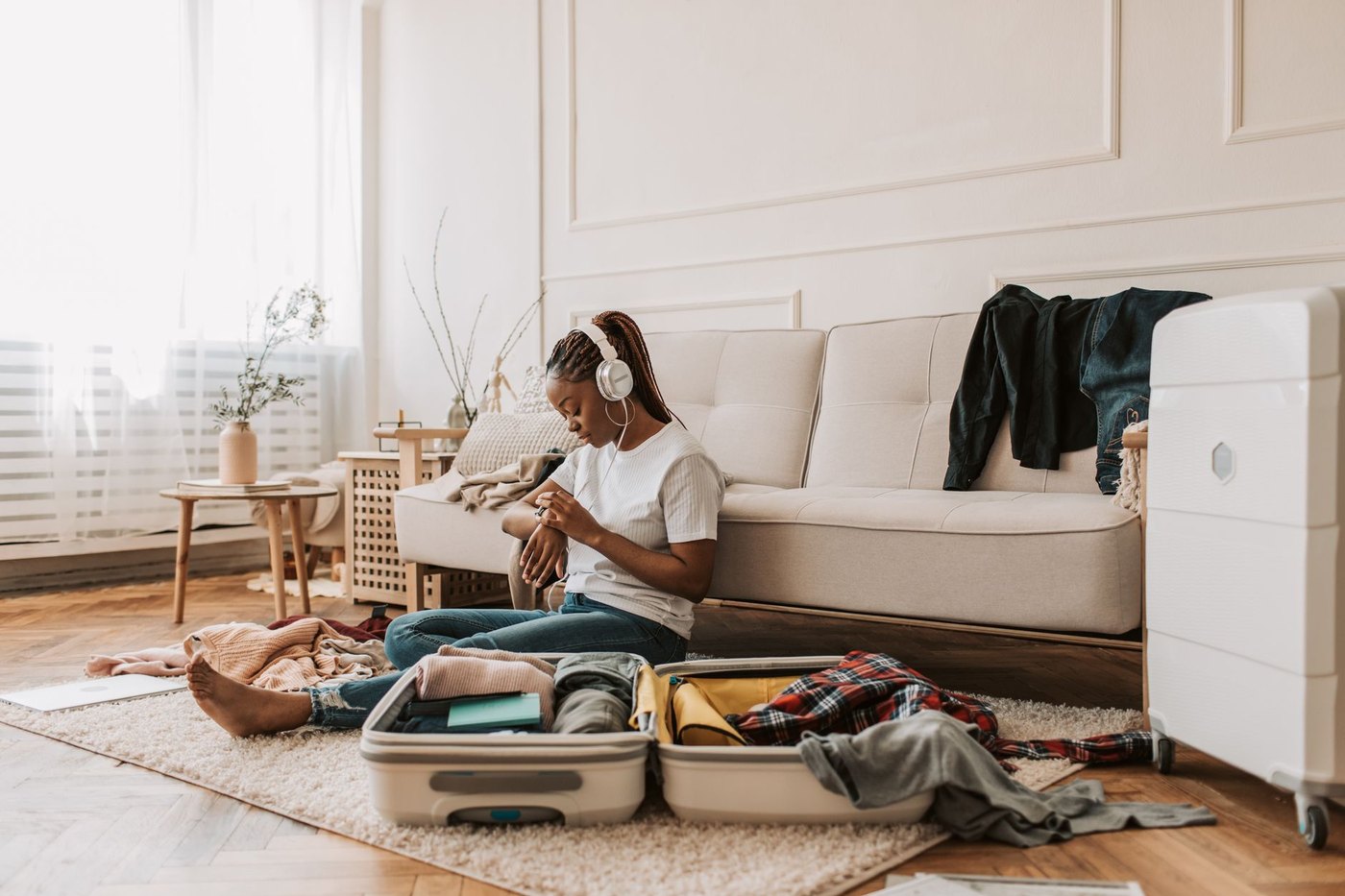 Packing setup for Packing Checklist for Long Weekend Trips