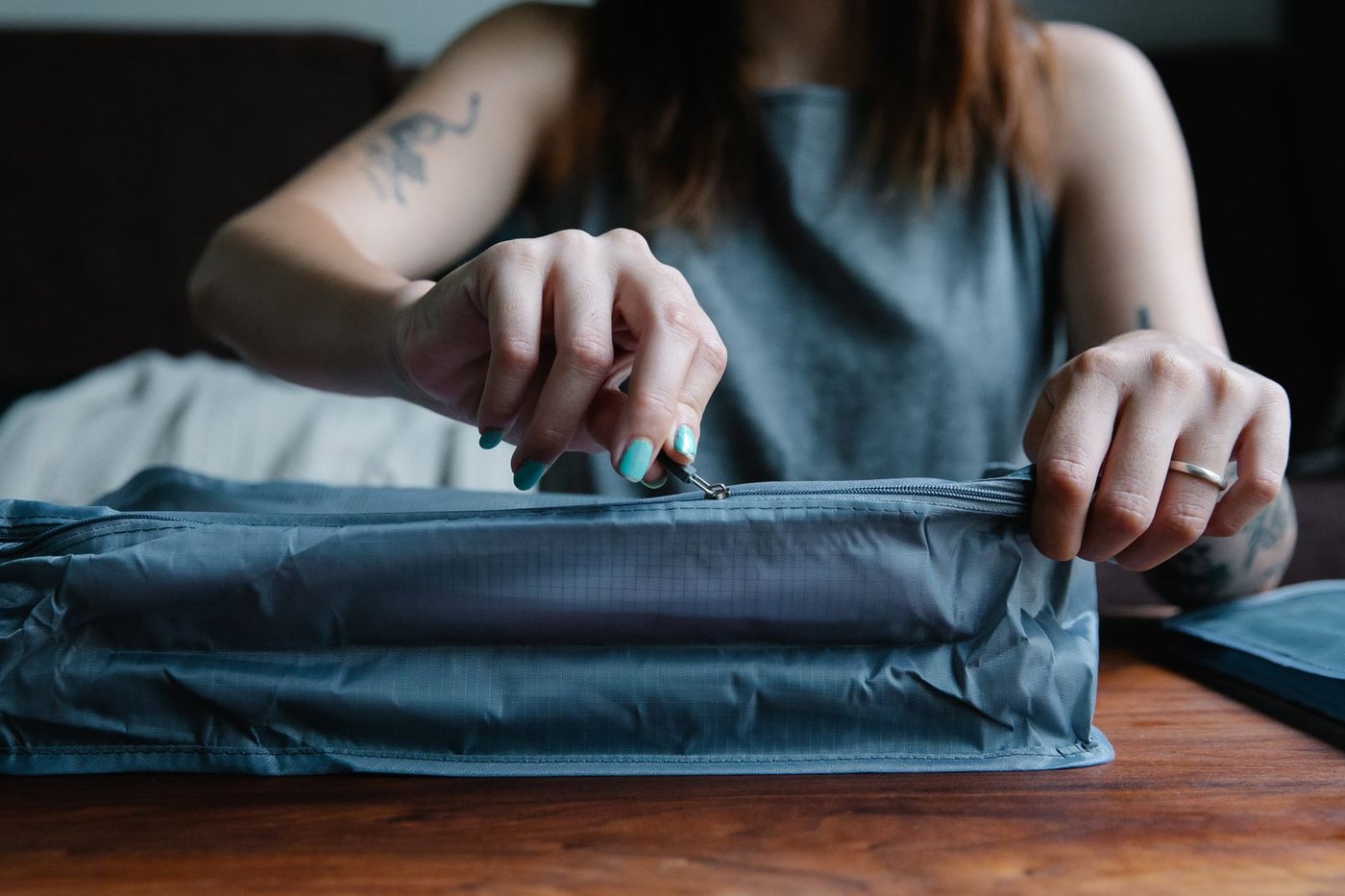 Packing setup for Shoe Bags, Laundry Bags, and Small Organizers That Actually Help